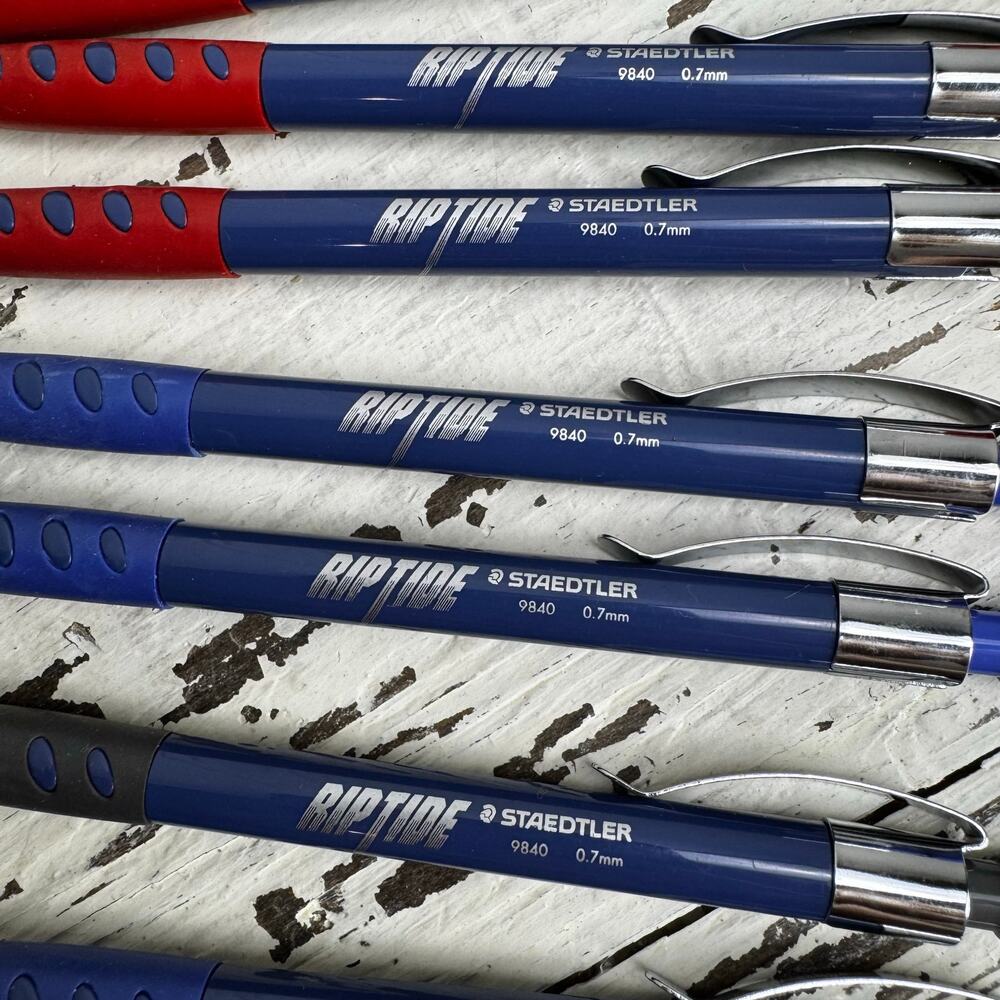 Staedtler Riptide 0.7mm  9840 Mechanical Pencil Lot of 14 Drafting Drawing Used - Picture 5 of 6